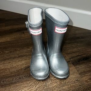 Hunter Rain Boots - Cosmic Glitter Toddler 9